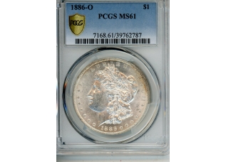 PMJ Coins & Collectibles, Inc. 1886 O $1 PCGS MS 61