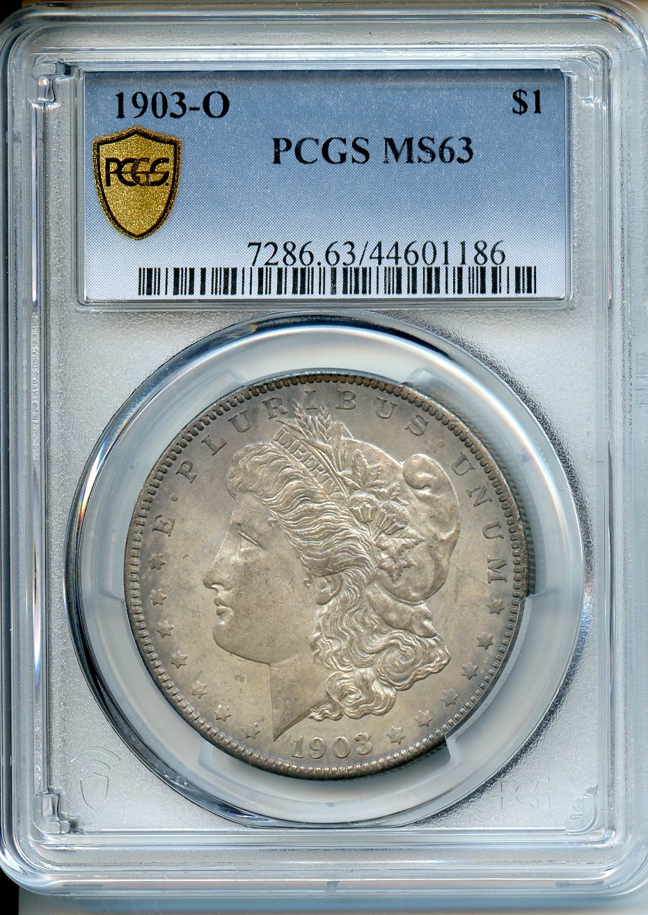 1903 O $1  PCGS  MS63  Morgan Dollar