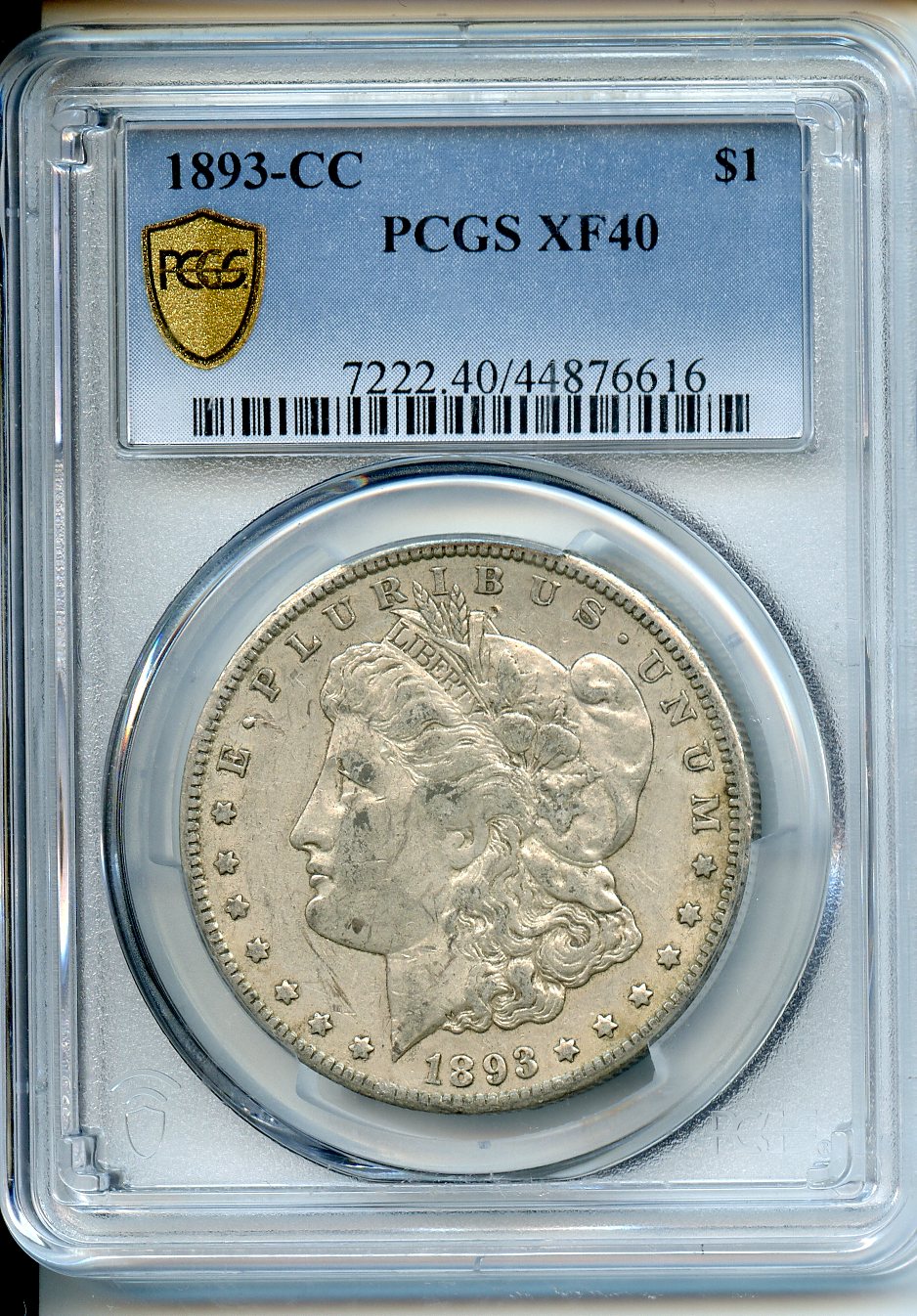 1893 CC  $1  PCGS  XF40  Morgan Dollar
