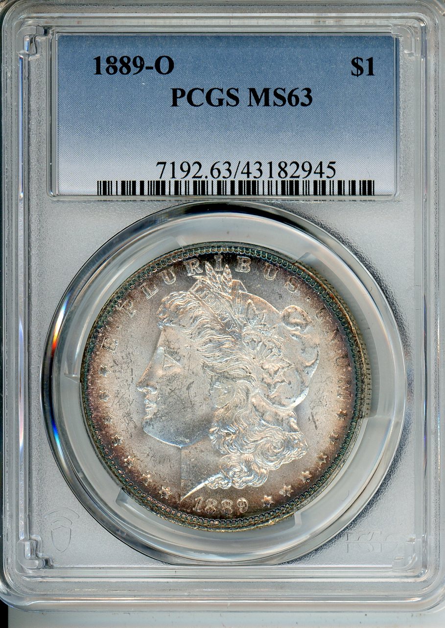 1889 O $1 PCGS MS 63