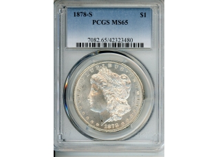 PMJ Coins & Collectibles, Inc. 1878 S $1 PCGS MS 65