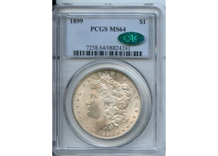 PMJ Coins & Collectibles, Inc. 1899  $1  PCGS  MS64  CAC