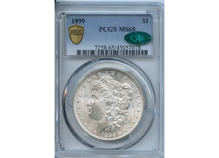 PMJ Coins & Collectibles, Inc. 1899  PCGS  MS65  CAC