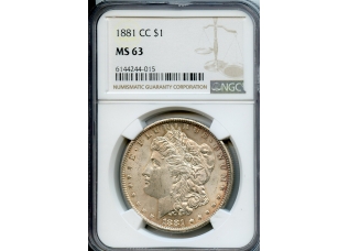 PMJ Coins & Collectibles, Inc. 1881 CC  $1  NGC  MS63