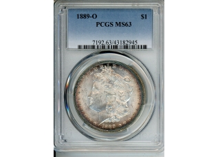 PMJ Coins & Collectibles, Inc. 1889 O $1 PCGS MS 63