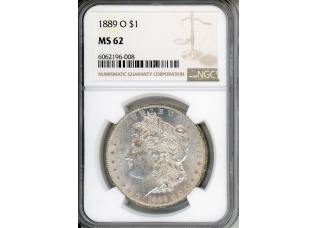 PMJ Coins & Collectibles, Inc. 1889 O $1 NGC MS 62