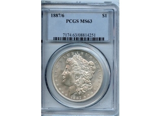 PMJ Coins & Collectibles, Inc. 1887/6  $1  PCGS  MS63  Morgan Dollar
