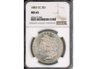 PMJ Coins & Collectibles, Inc. 1883 CC $1 NGC MS 65