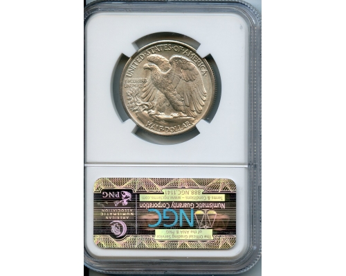 PMJ Coins & Collectibles, Inc. 50C  1934  NGC MS 65  Walking Liberty Half Dollar