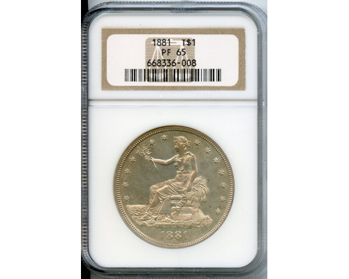 PMJ Coins & Collectibles, Inc. 1881 $1  NGC PF65  Trade Dollar