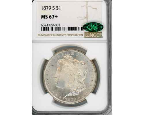 PMJ Coins & Collectibles, Inc. 1879 S $1 NGC MS 67+ CAC