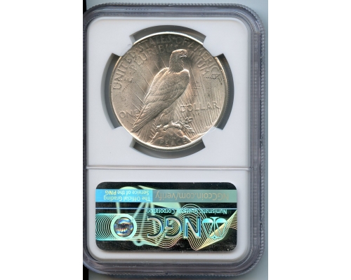 PMJ Coins & Collectibles, Inc. 1935  $1  NGC  MS63  Peace Dollar