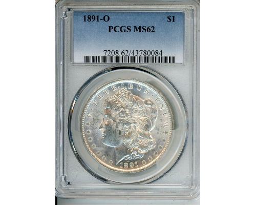 PMJ Coins & Collectibles, Inc. 1891 O $1 PCGS MS 62