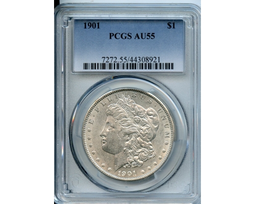 PMJ Coins & Collectibles, Inc. 1901  $1  PCGS  AU55  Morgan Dollar