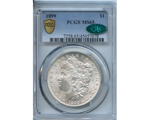 PMJ Coins & Collectibles, Inc. 1899  PCGS  MS65  CAC