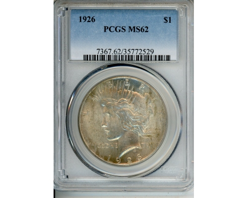 PMJ Coins & Collectibles, Inc. 1926 $1 PCGS MS 62