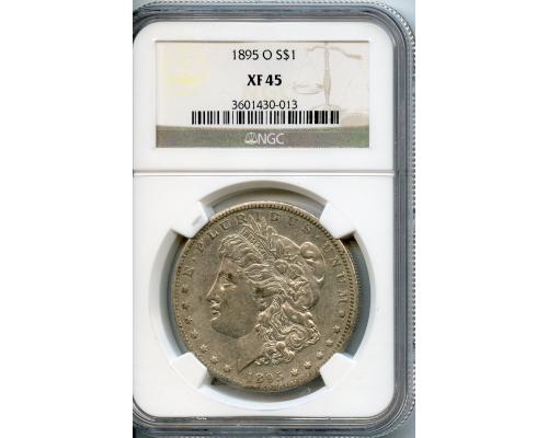 PMJ Coins & Collectibles, Inc. 1895 O  $1   NGC  XF45  Morgan Dollar