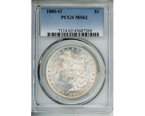 PMJ Coins & Collectibles, Inc. 1880 O $1 PCGS MS 62