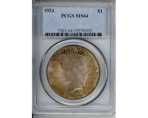 PMJ Coins & Collectibles, Inc. 1924 $1 PCGS MS 64