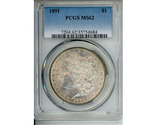 PMJ Coins & Collectibles, Inc. 1891 $1 PCGS MS 62