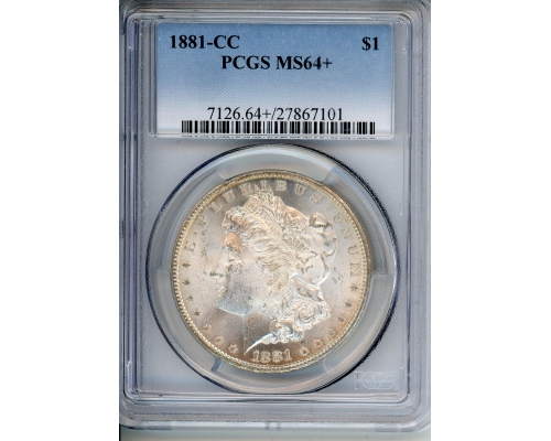PMJ Coins & Collectibles, Inc. 1881 CC $1 PCGS MS 64+
