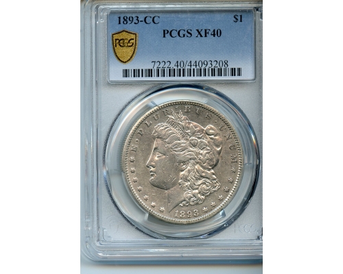 PMJ Coins & Collectibles, Inc. 1893 CC  $1  PCGS  XF40  Morgan Dollar