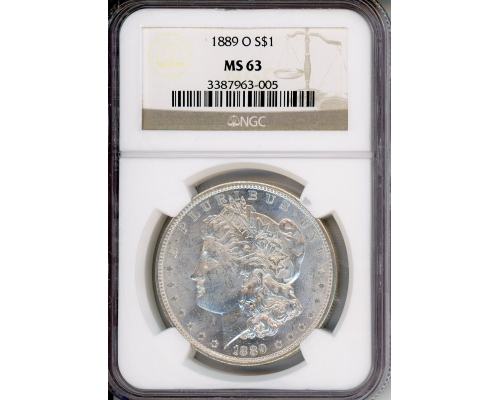 PMJ Coins & Collectibles, Inc. 1889 O $1 NGC MS 63