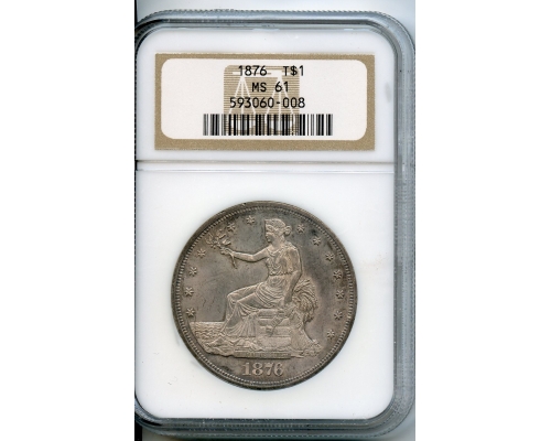 PMJ Coins & Collectibles, Inc. 1876  $1  NGC  MS61  Trade Dollar