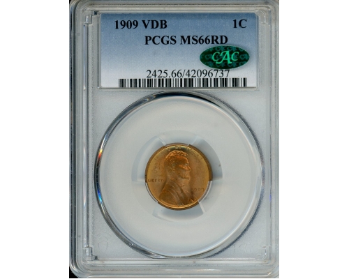 PMJ Coins & Collectibles, Inc. 1909 VDB 1C PCGS MS66RD CAC