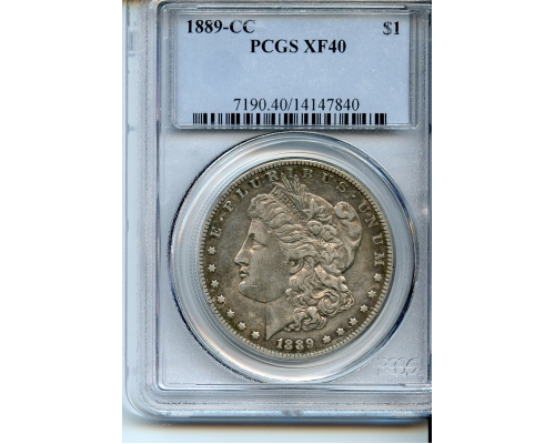 PMJ Coins & Collectibles, Inc. 1889-CC  $1  PCGS  XF40  Morgan Dollar