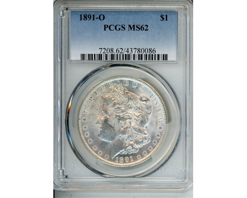 PMJ Coins & Collectibles, Inc. 1891 O $1 PCGS MS 62