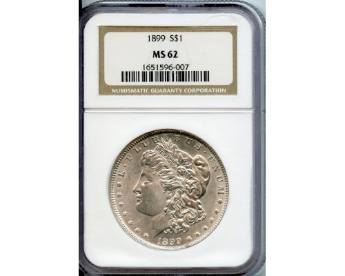 PMJ Coins & Collectibles, Inc. 1899  $1  NGC  MS62  Morgan Dollar