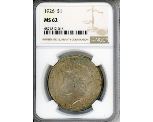 PMJ Coins & Collectibles, Inc. 1926 $1 NGC MS 62