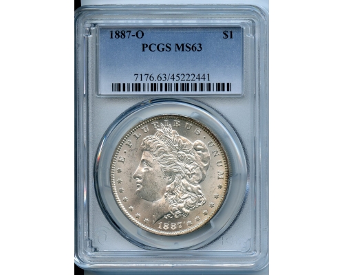 PMJ Coins & Collectibles, Inc. 1887 O  PCGS  MS63  