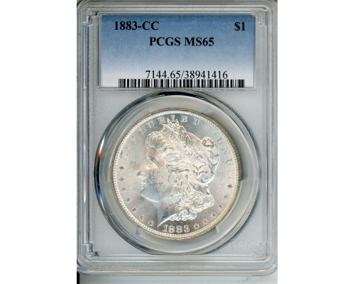 PMJ Coins & Collectibles, Inc. 1883 CC $1 PCGS MS 65