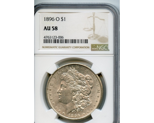 PMJ Coins & Collectibles, Inc. 1896 O $1 NGC AU58 Morgan Dollar
