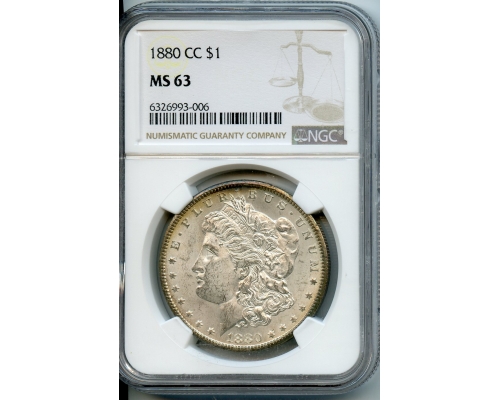 PMJ Coins & Collectibles, Inc. 1880 CC  $1  NGC  MS63  Morgan Dollar  