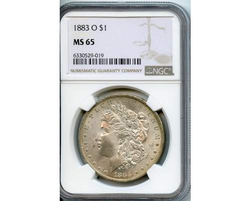 PMJ Coins & Collectibles, Inc. 1883 O    NGC  MS65
