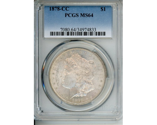 PMJ Coins & Collectibles, Inc. 1878 CC $1 PCGS MS 64
