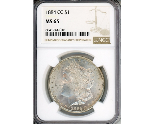 PMJ Coins & Collectibles, Inc. 1884 CC $1 NGC MS 65