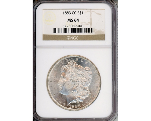 PMJ Coins & Collectibles, Inc. 1883 CC $1 NGC MS 64