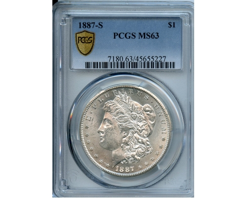 PMJ Coins & Collectibles, Inc. 1887 S  $1  PCGS  MS63