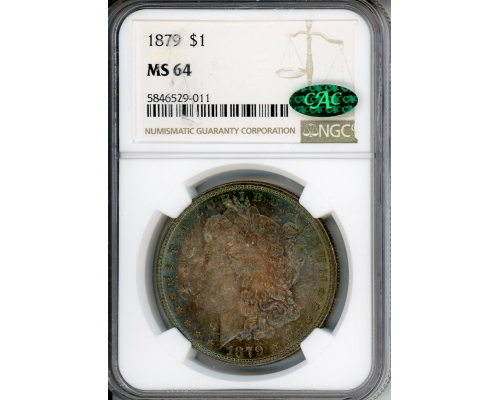 PMJ Coins & Collectibles, Inc. 1879 $1 NGC MS 64 CAC